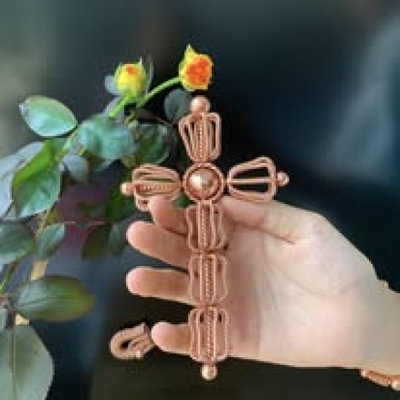 Copper Tensor Cross – Lost Cubit 177 MHz