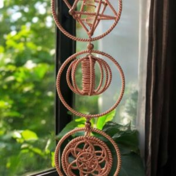 Handmade Brass Tensor Energy Bell with 4-Frequency Combination