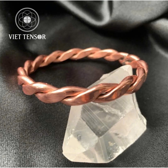 2 thick twisted bracelet