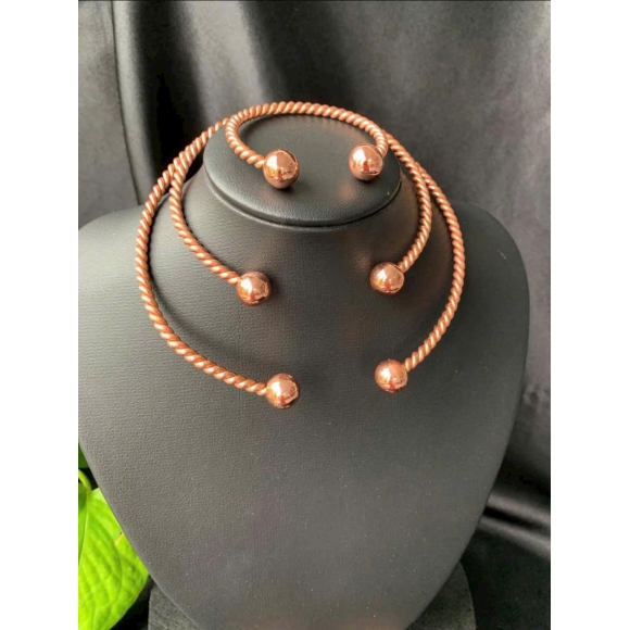 Lakhovsky Copper Ring Set